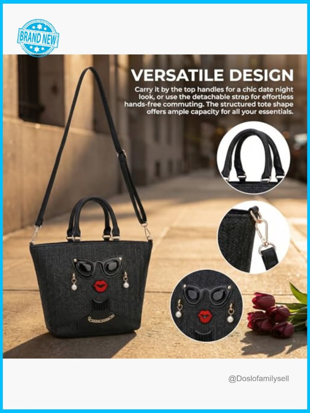 Casual Shopping Bag Top Handle Satchel Handbags Pu Leather Shoulder Bag Totes - Picture 7 of 7